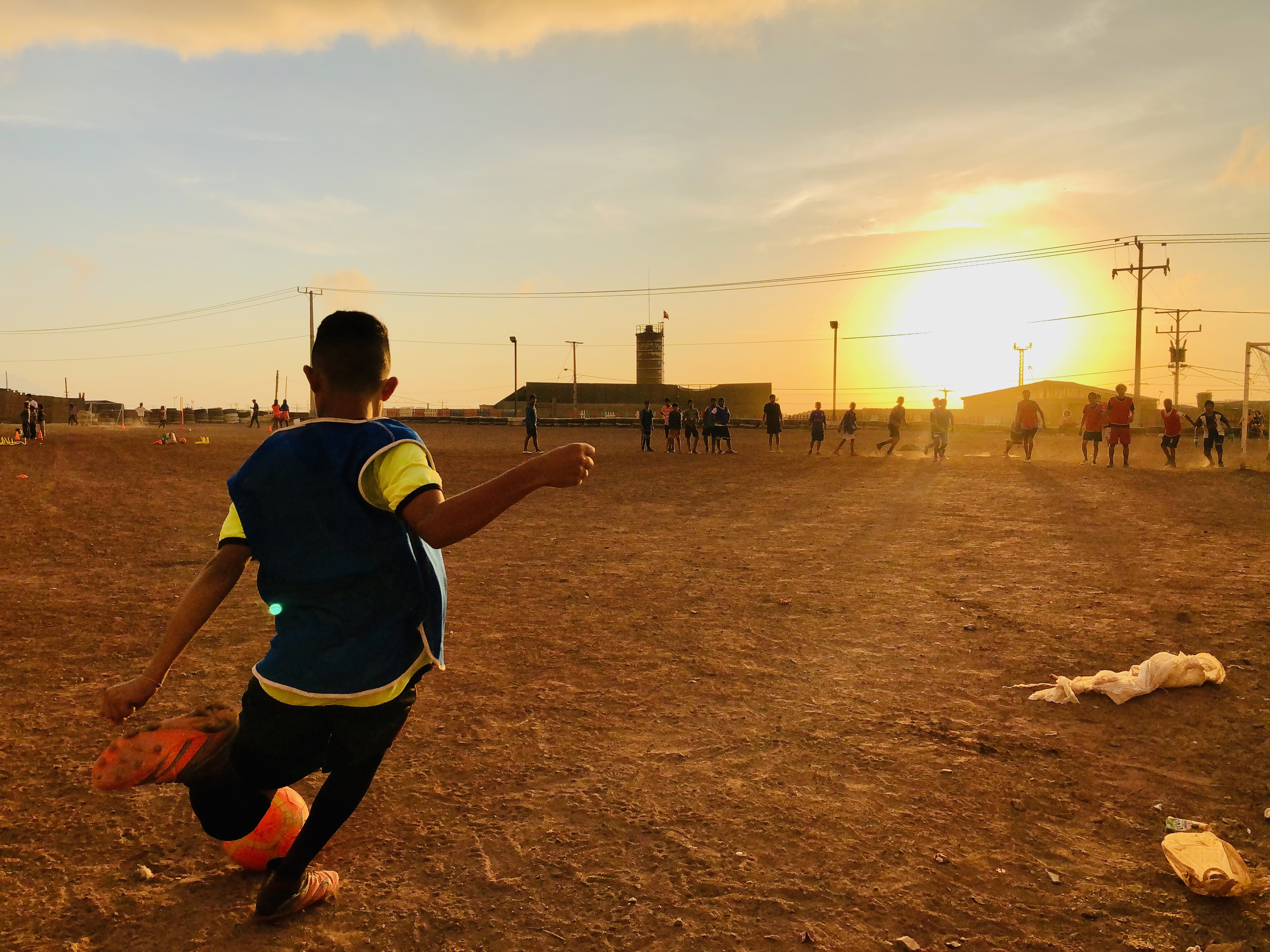 Actividad con niños de la fundación